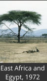 East Africa and  Egypt, 1972